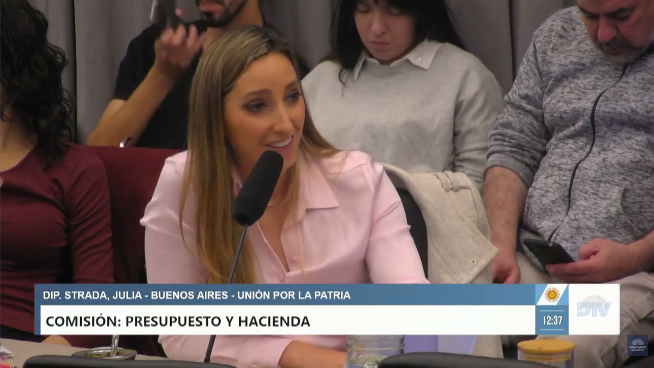 Julia Strada | Comisión de Presupuesto y Hacienda