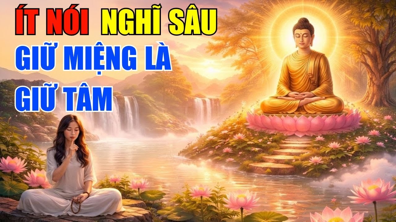 Phật Dạy Nói Ít Nghĩ Sâu, Giữ Miệng Giữ Tâm Bí Mật Của Người Có Phước Có An Lạc Thật Sự!