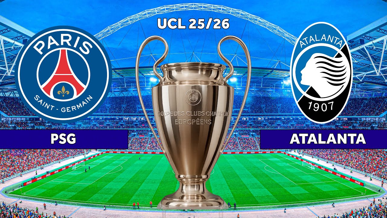 PSG vs ATALANTA- UEFA Champions League 25/26 UCL| Full Match All Goals | Simulation PES