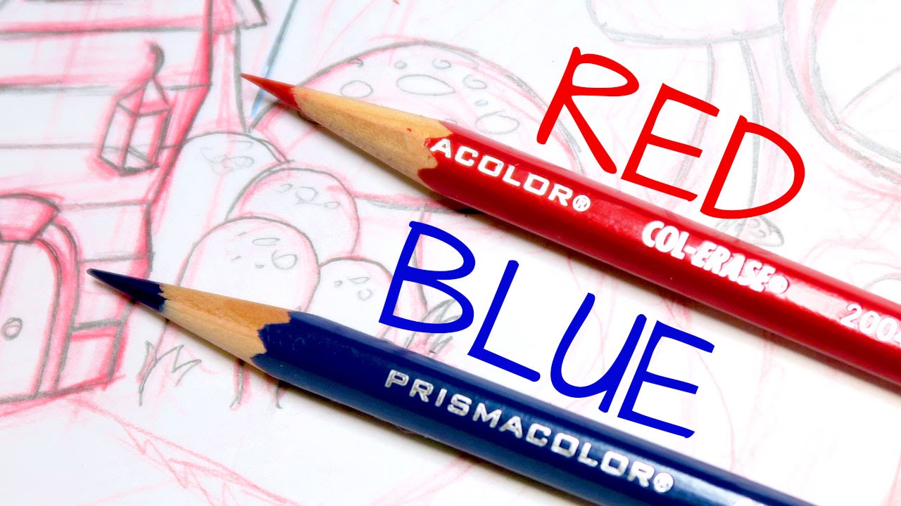 Why Sketch in RED & BLUE Lead?