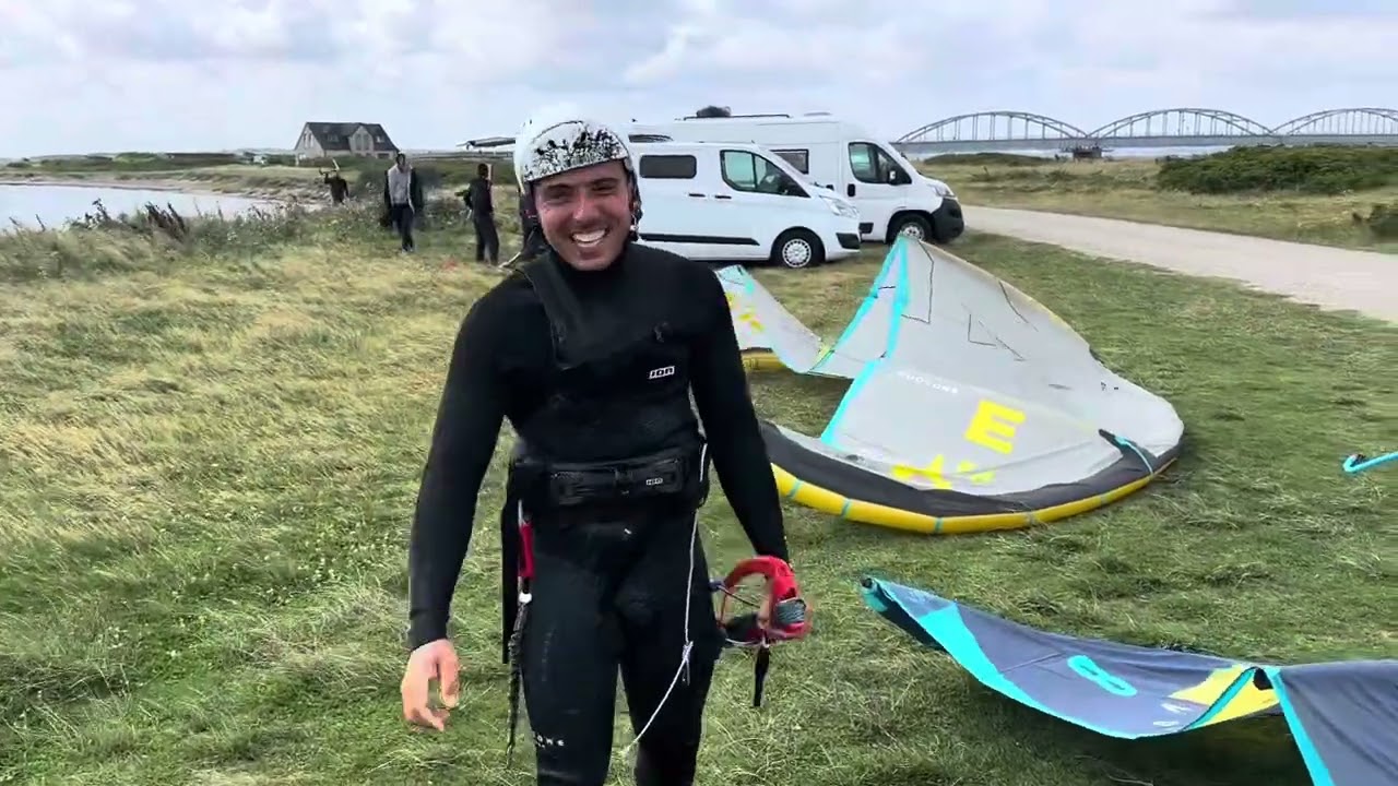 Full day of kitesurfing extreme Landgap 🤯Can Kamenik