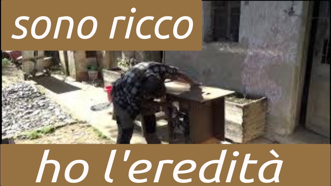 ho la mia eredità !!!  sono ricco !!!  Grazie a mio papà, e grazie a tutti voi.