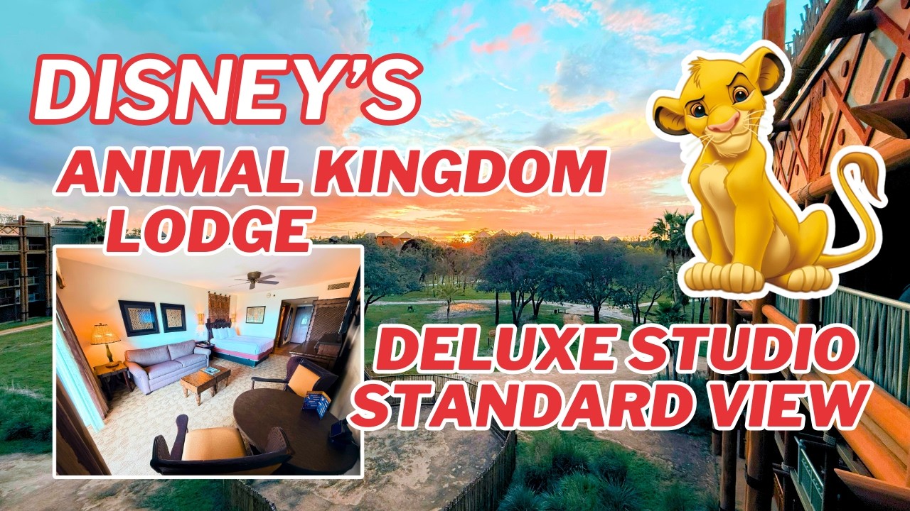 Disney’s Animal Kingdom Lodge Jambo House | Deluxe Studio Standard View 2026 | Room Tour