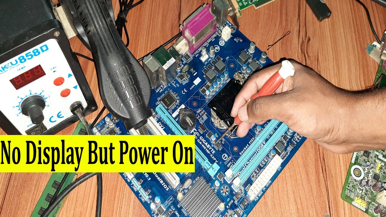 GIGABYTE GA-H61M S2PV and GIGABYTE GA-H61M DS2 No Display But Power On By Tanvir Computer&Scientist
