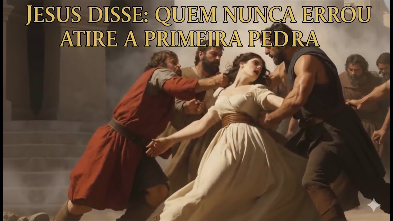 Jesus disse quem nunca errou atire a primeira pedra