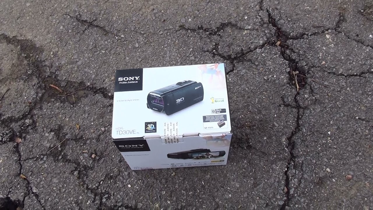 Outdoors test of Sony Handycam HDR-TD30VE digital camcorder in Full 3D HD