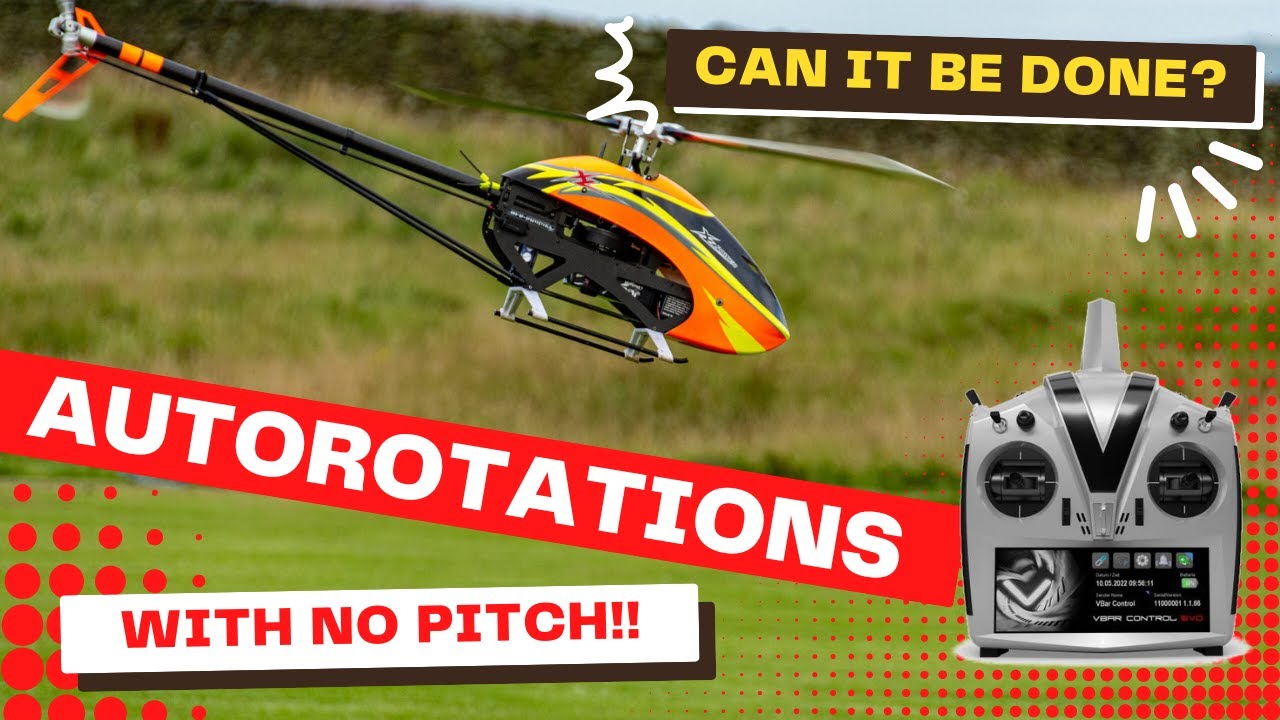 Autorotations, with NO pitch!! Can it be done?