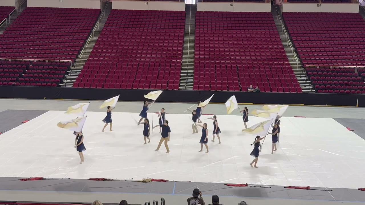 Liberty Middle School Winterguard 2025 “Die With a Smile”