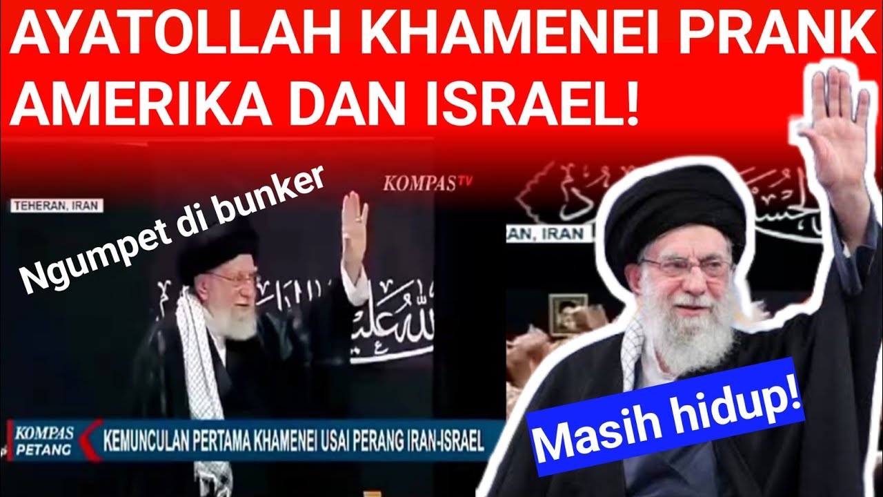 Ternyata Ayatollah Khamenei masih Hidup! Kita selama ini di bohongi!