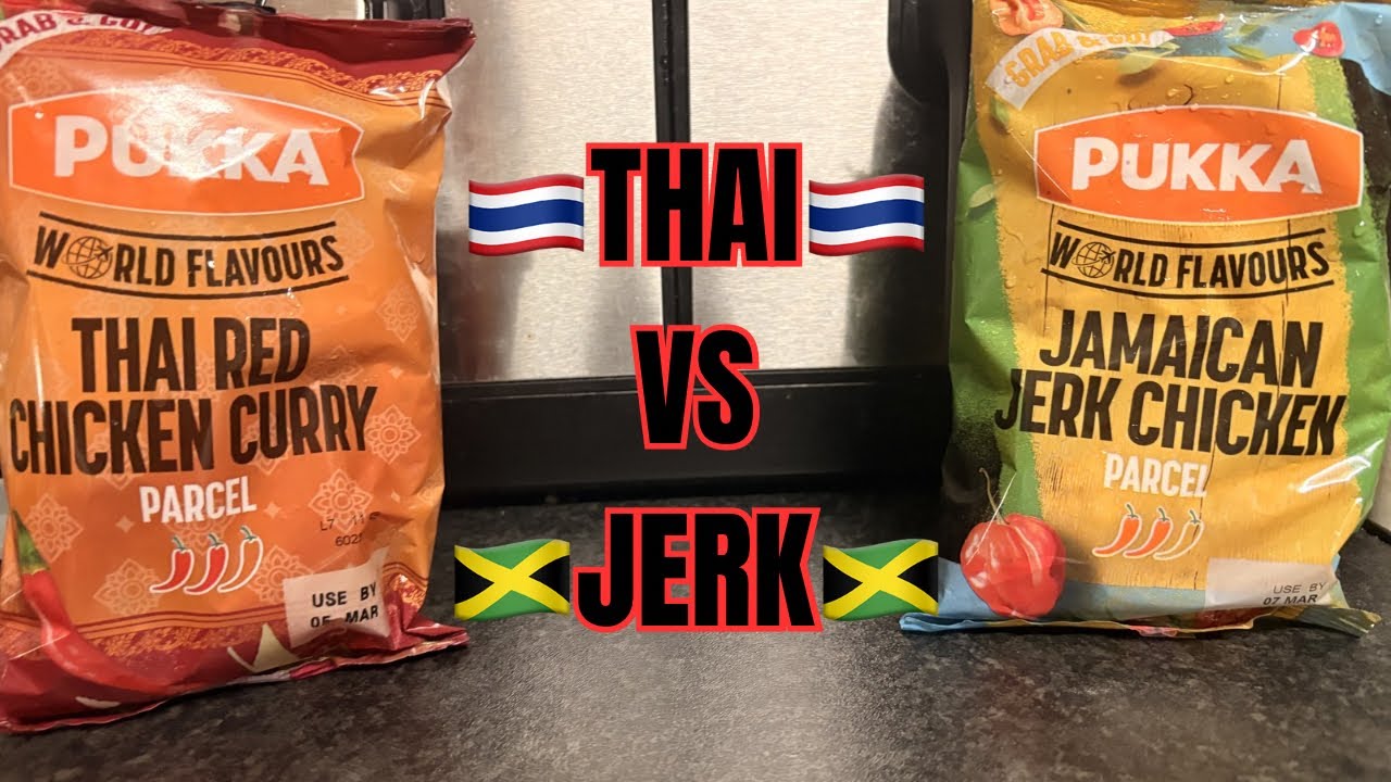 Pukka World Flavours Battle 🌍🔥 Thai Red Curry vs Jamaican Jerk | Beer Me Food Review