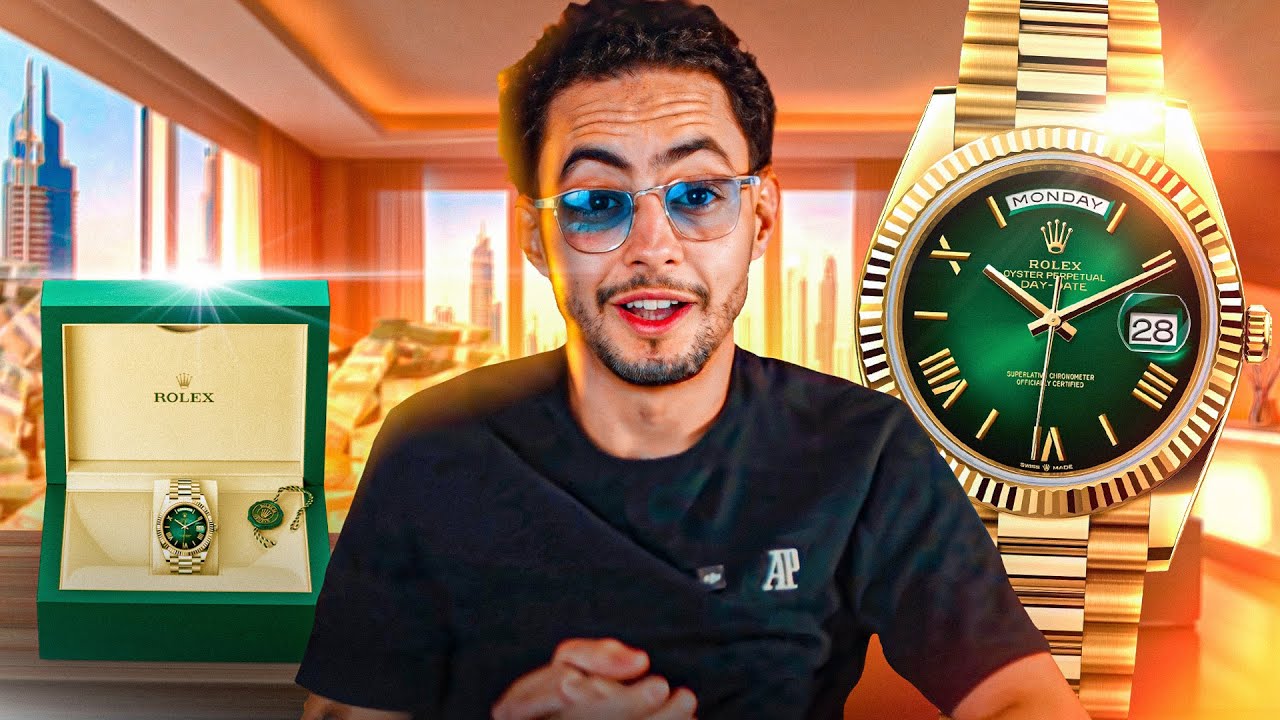 ROLEX DAY-DATE CADRAN VERT OMBR&Eacute; (UNBOXING) !