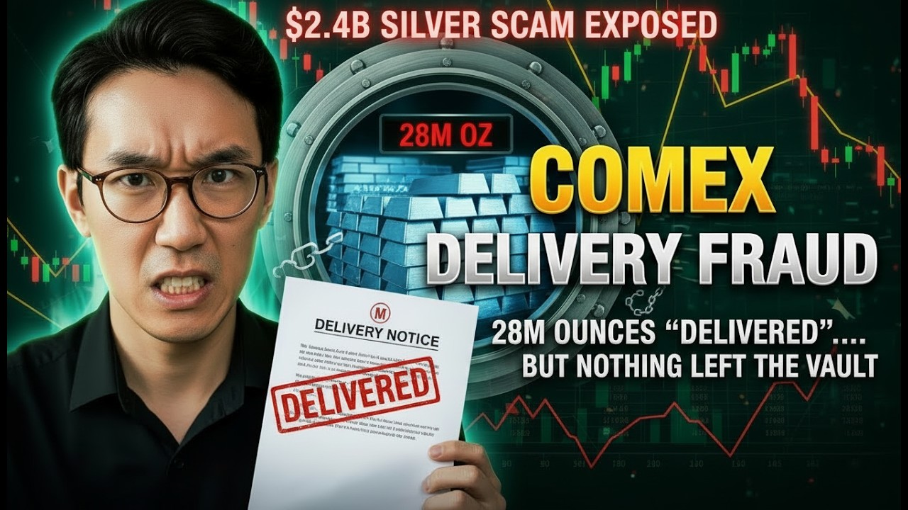 28 миллионов унций «поставлено» на COMEX — из хранилища ничего не вывезли. Вот в чем суть мошенни...