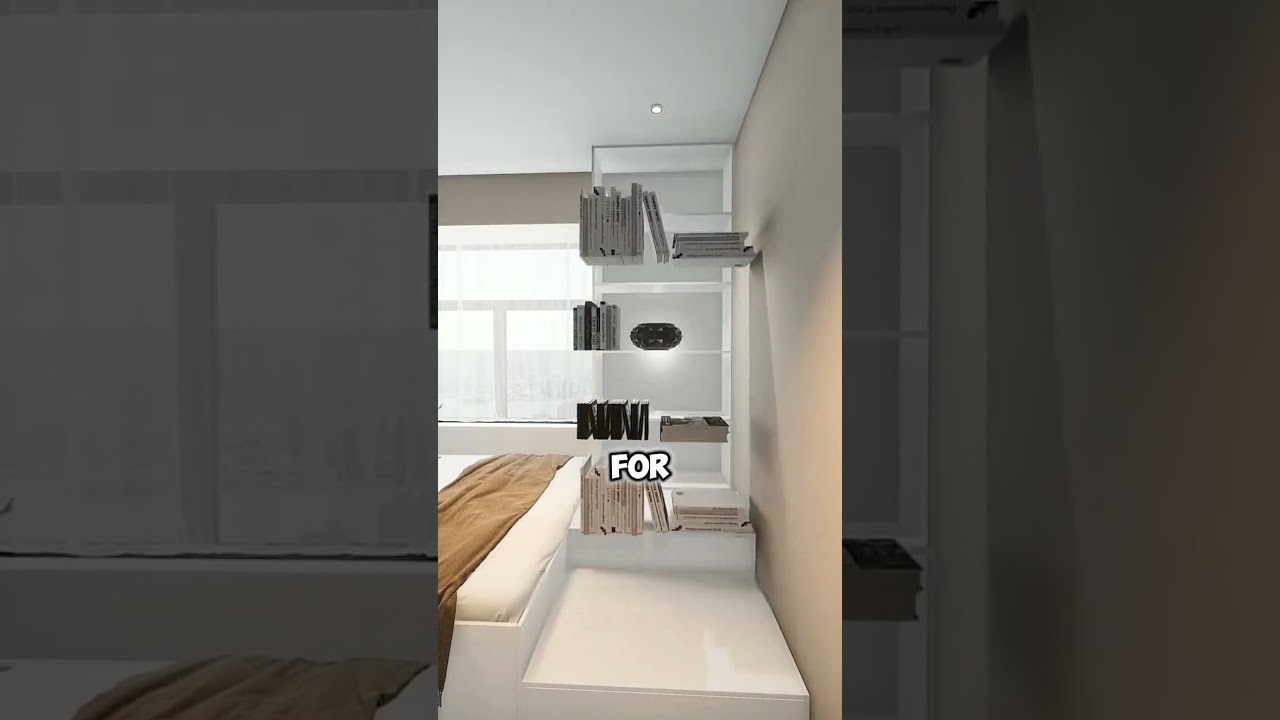 Transform Your Small Bedroom #interiordesign #spacesavingtips #bedroom #spacesavinghacks #home