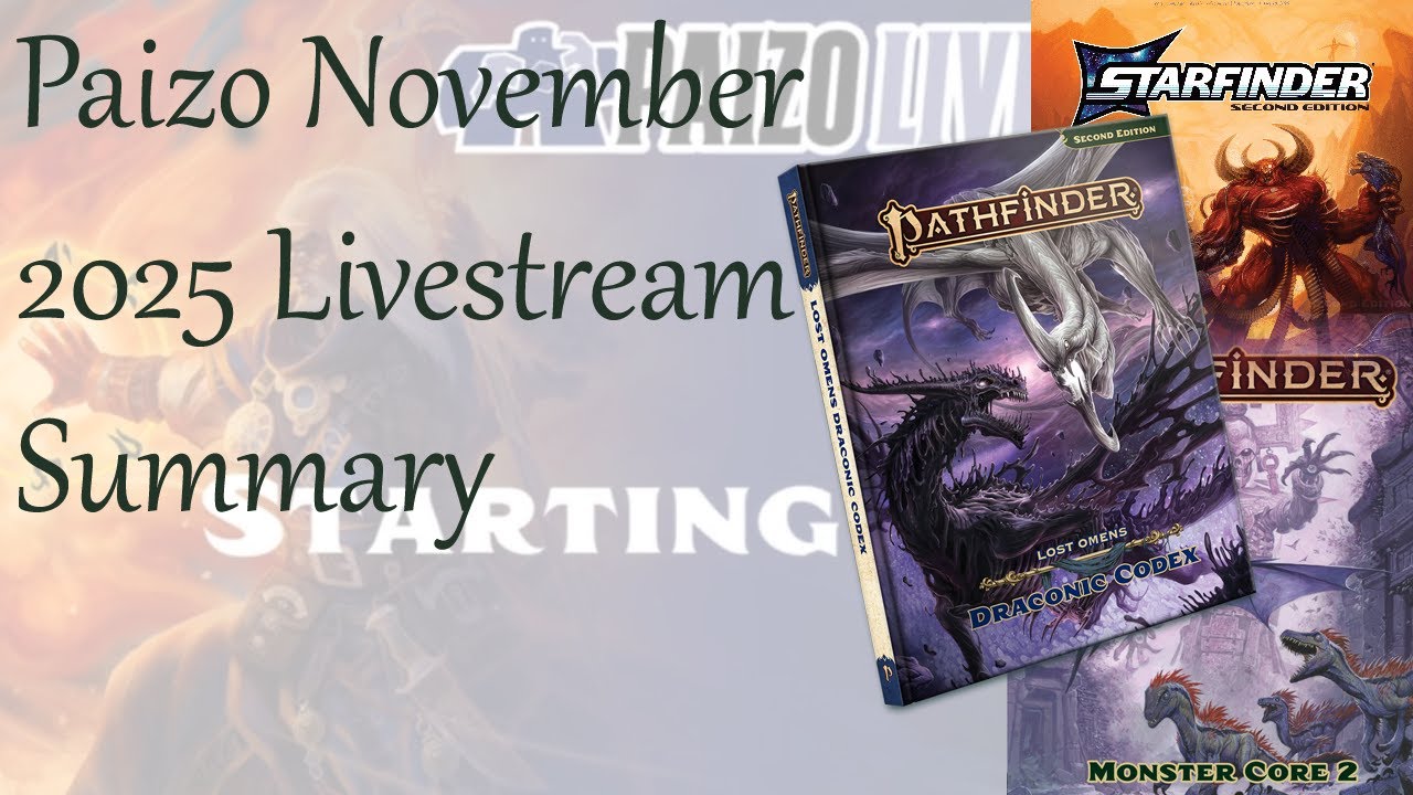 Paizo Live в ноябре 2025 г.