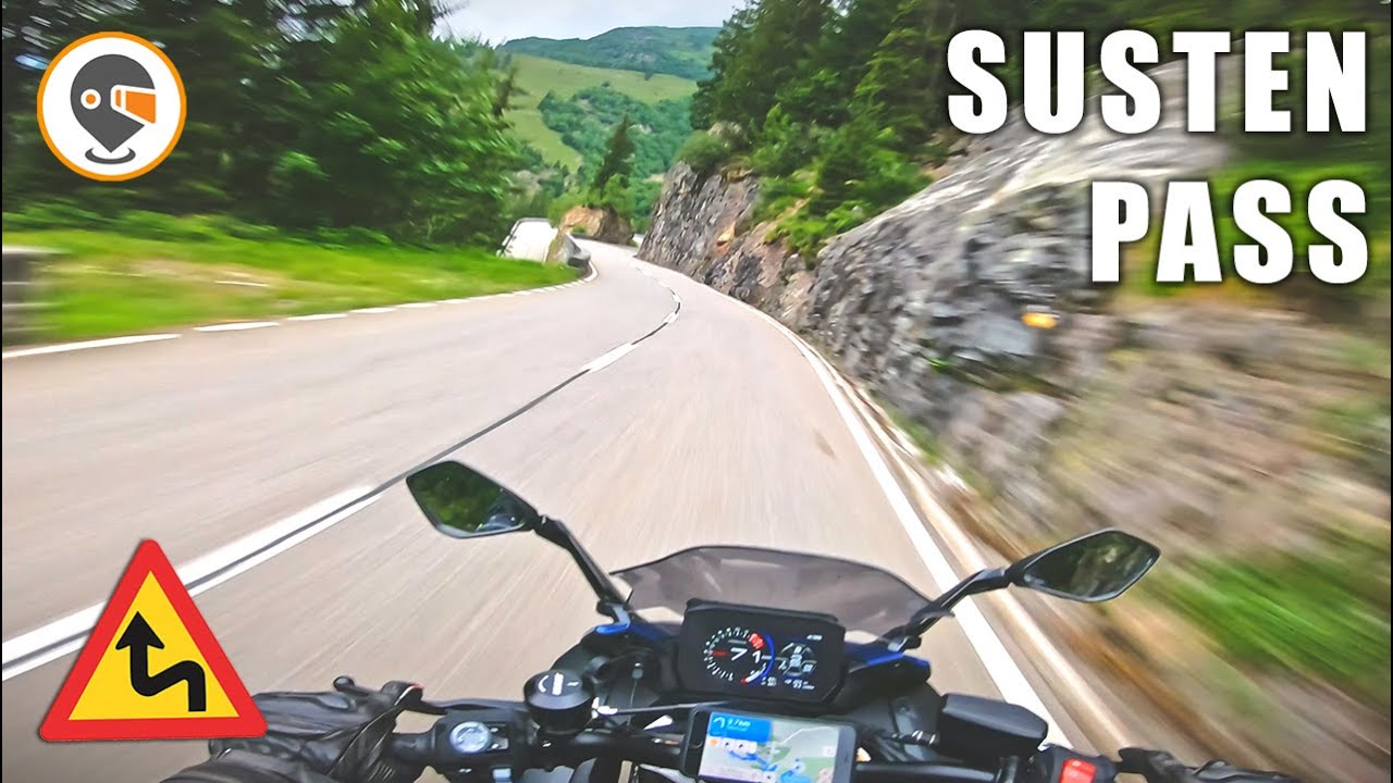 SUSTEN PASS - BEST ROAD PARTS  - Switzerland, Suzuki GSX-S 1000 GT Pure Engine Sound, Yoshimura R77S