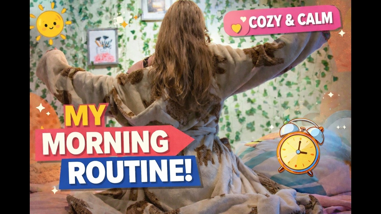 School morning routine plan (Cozy and calm)