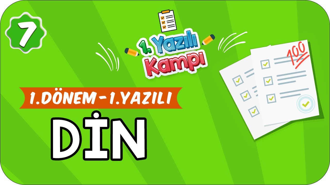 7.Sınıf Din | 1.Dönem 1.Yazılıya Hazırlık