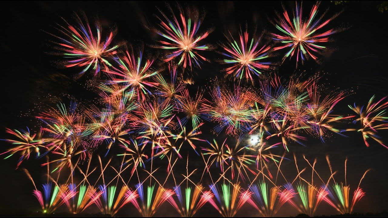 【ノーカット】2016　感動日本一・赤川花火大会　エンディング　Akagawa Fireworks Ending 24inch shells