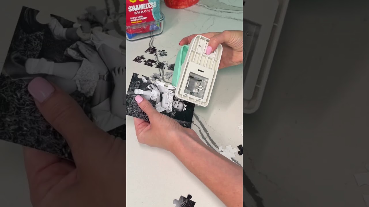 Попробовала машинку для создания пазлов!! Делаю пазл своими руками, чтобы удивить свою 3-летнюю д...