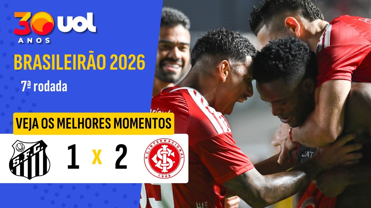 SANTOS 1 X 2 INTERNACIONAL | NEYMAR MARCA, MAS INTER VENCE NO FIM | MELHORES MOMENTOS | BRASILEIRÃO