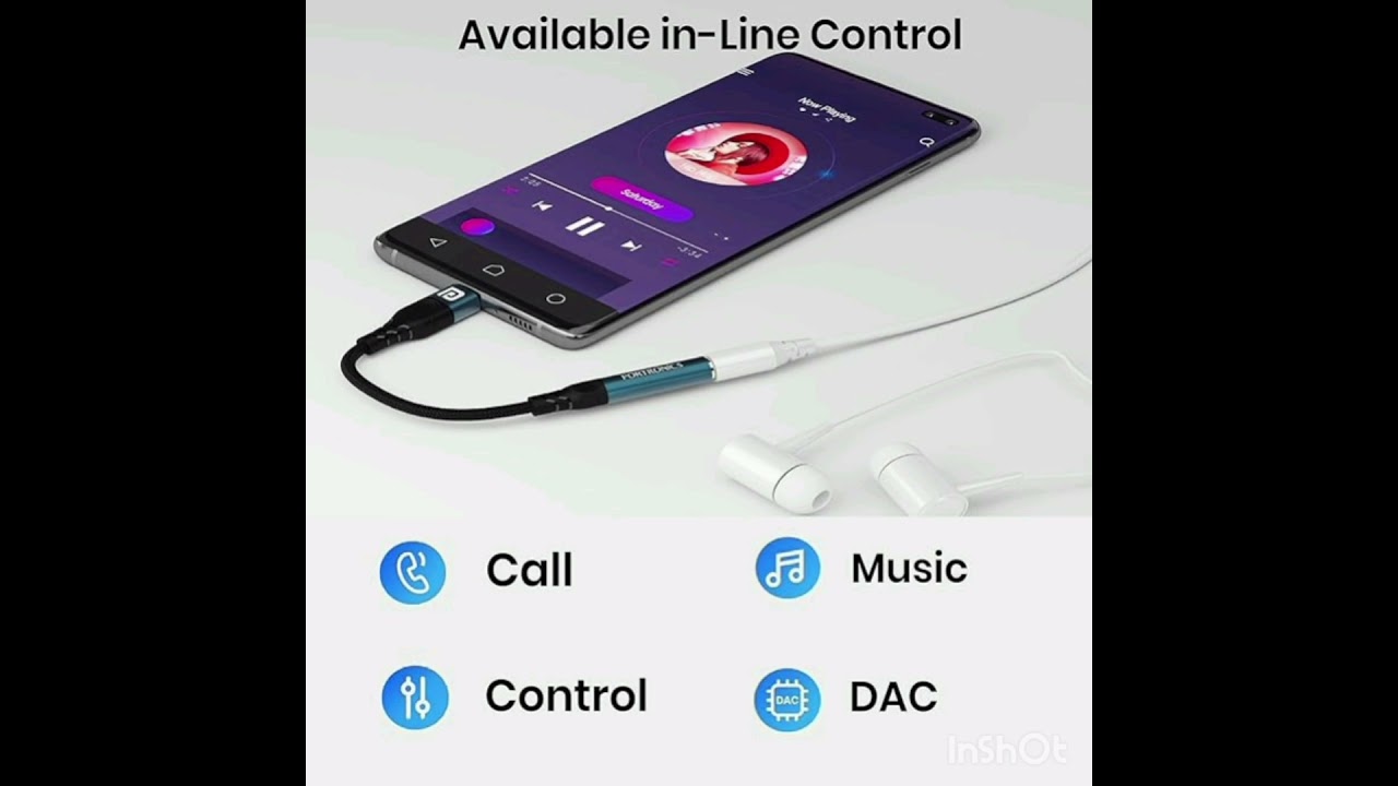 Portronics iKonnect C Pro Type C to 3.5 mm Audio Jack