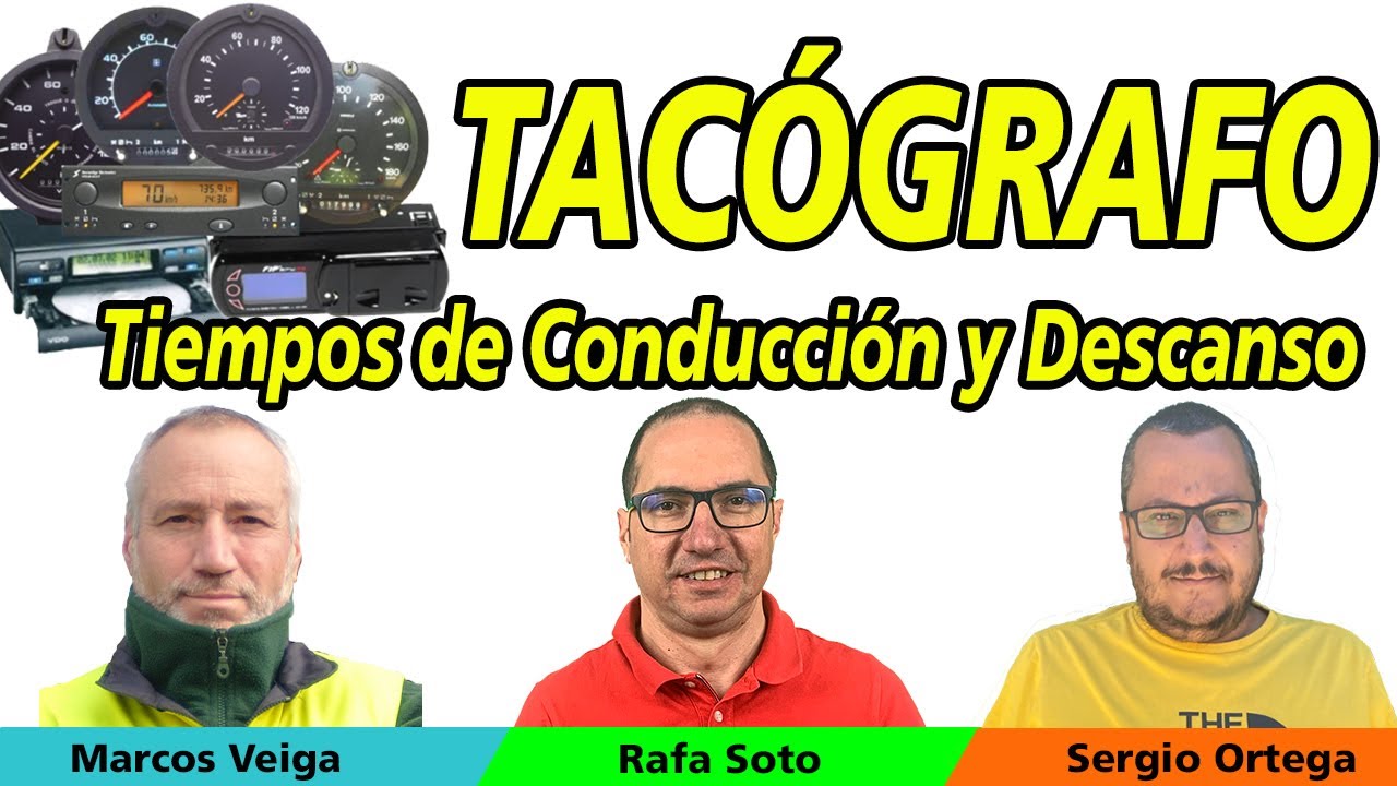 🚚🚛 Peritos del Tacografo y Tiempos de Conducción y Descanso