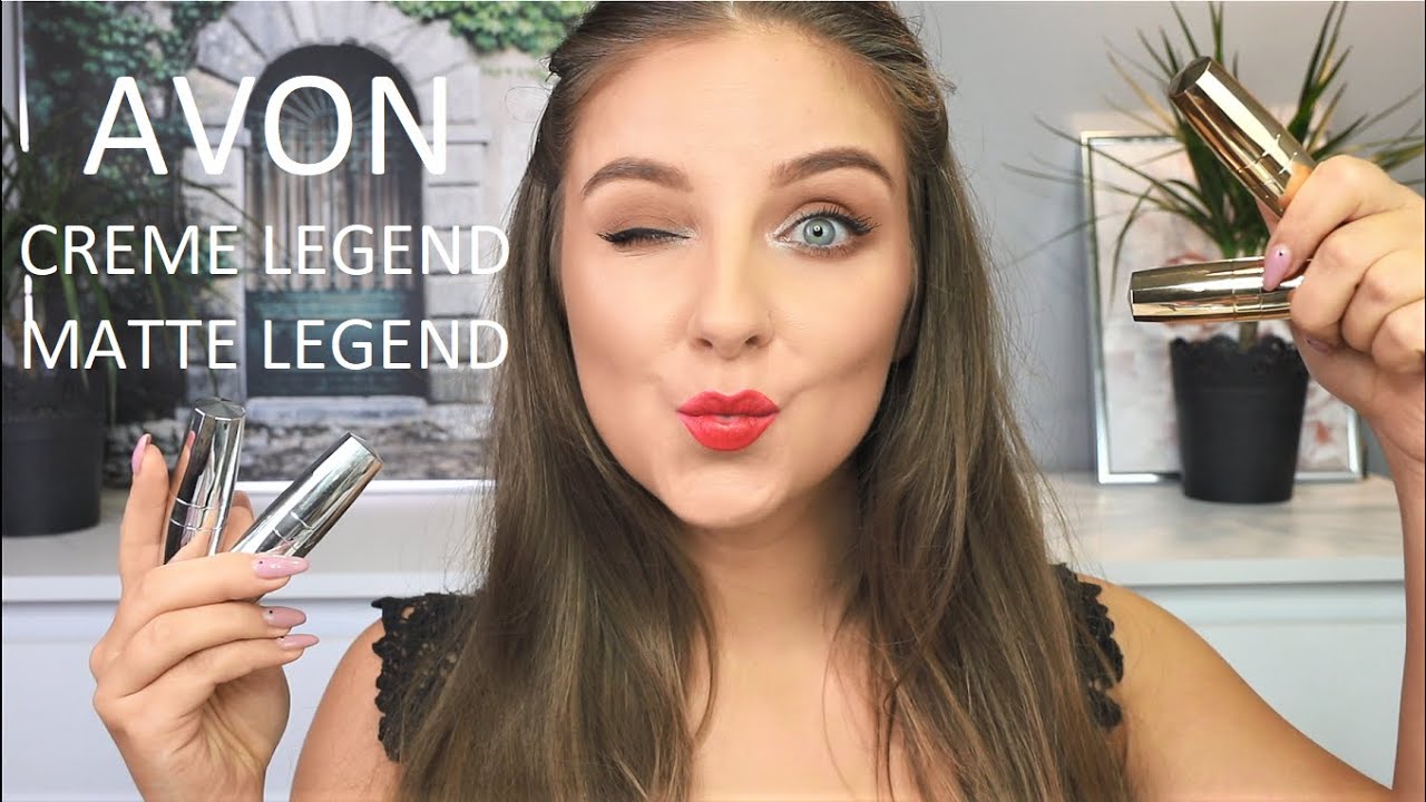 💄SWATCHE WSZYSTKICH KOLORÓW AVON CREME LEGEND I MATTE LEGEND💄