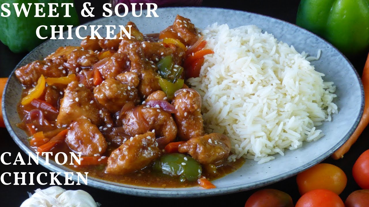 TASTIEST SWEET AND SOUR CHICKEN - CHINESE CANTON CHICKEN