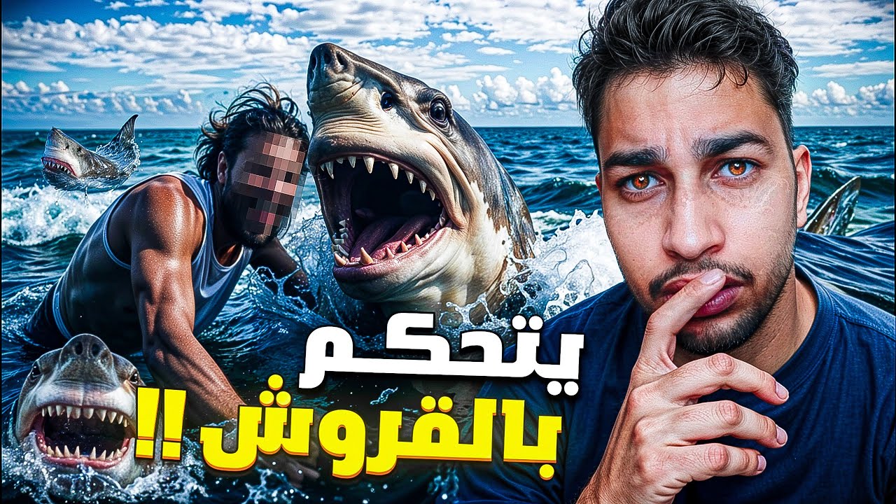 هذه الشاب بيقدر يتحكم في أسماك المحيط و المخلوقات البحرية | الكائنات البحرية بتطيع أوامره 😨