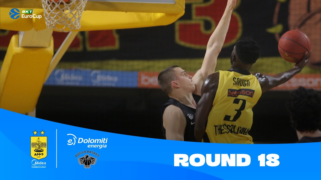Aris Midea Thessaloniki-Dolomiti Energia Trento | Round 18 Highlights | 2023-24 BKT EuroCup