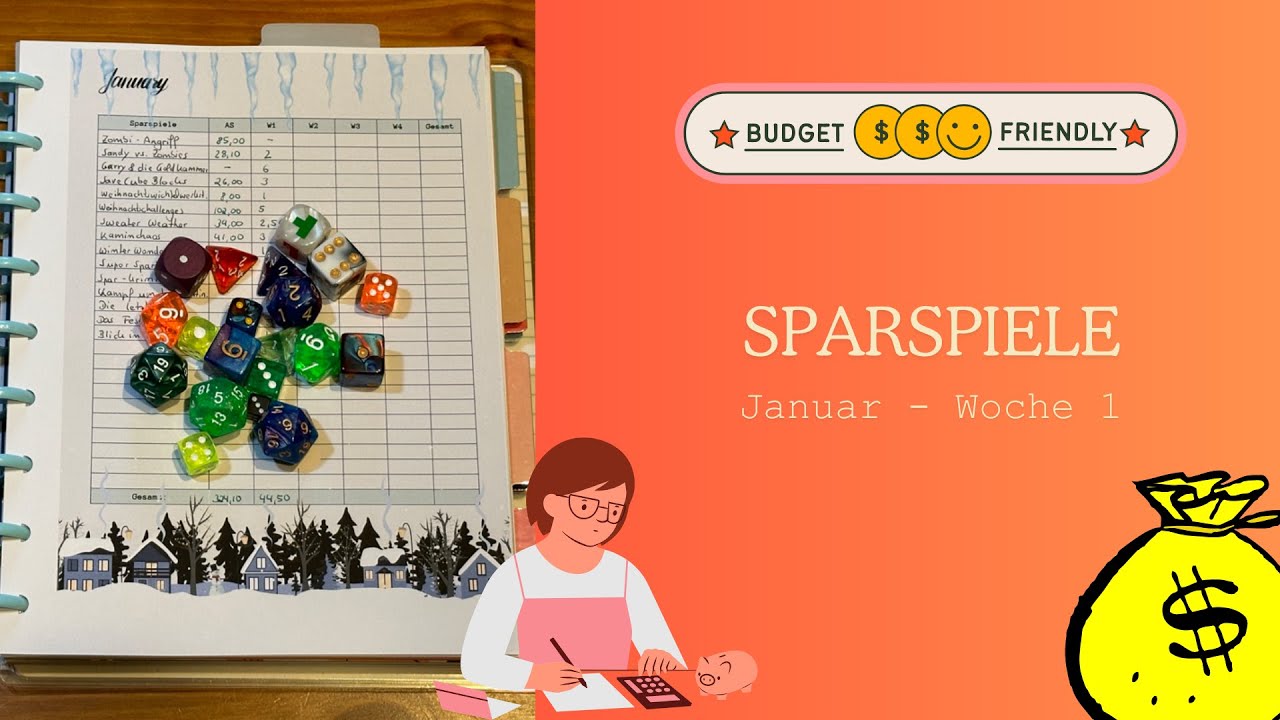 #Sparspiele - Wir spielen zusammen ! - Januar Woche 1