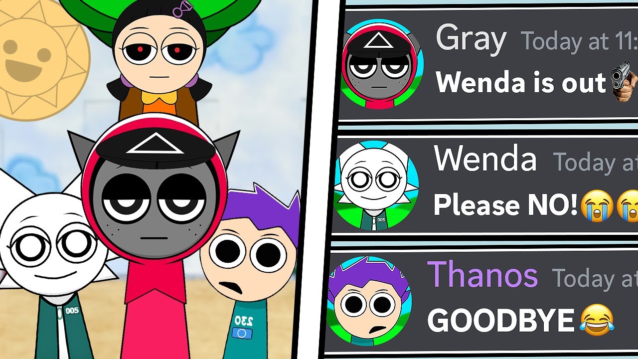 Sprunki Plays SQUID GAME | Gray is a Guard!