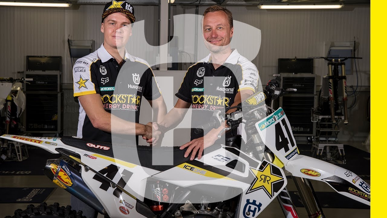 Rockstar Energy Husqvarna Factory Racing sign Pauls Jonass | Husqvarna Motorcycles