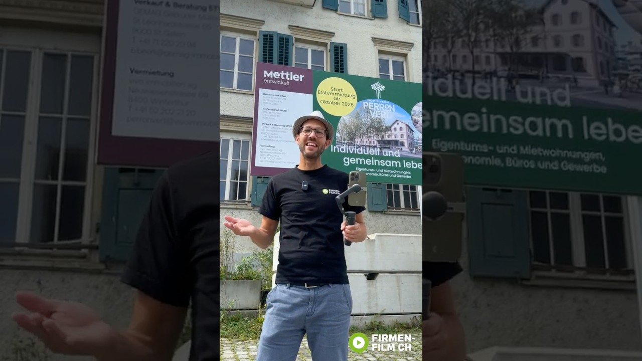 Immobilienfilm 🎬 f&uuml;rs &laquo;Perron Vert&raquo; in Egnach