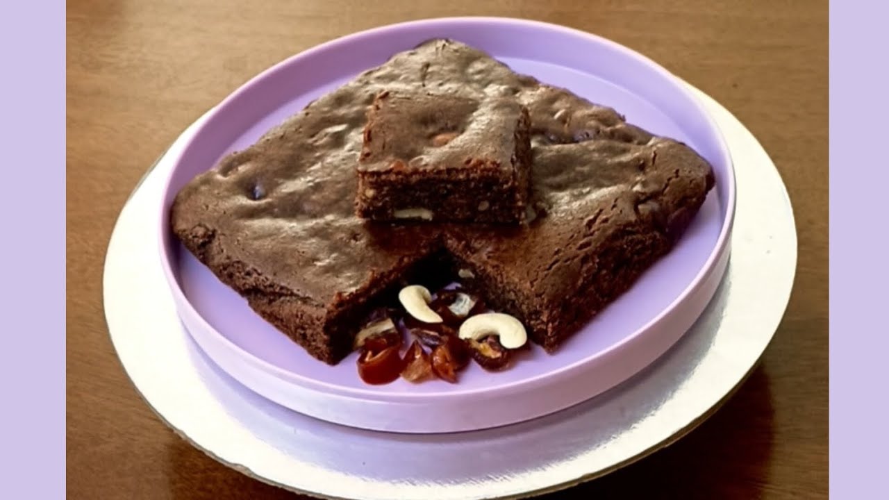 Ragi Dates Cashwenut Cake /Eggless Cake with Jaggery powder and Ragiflour/ No Maida , No Butter 