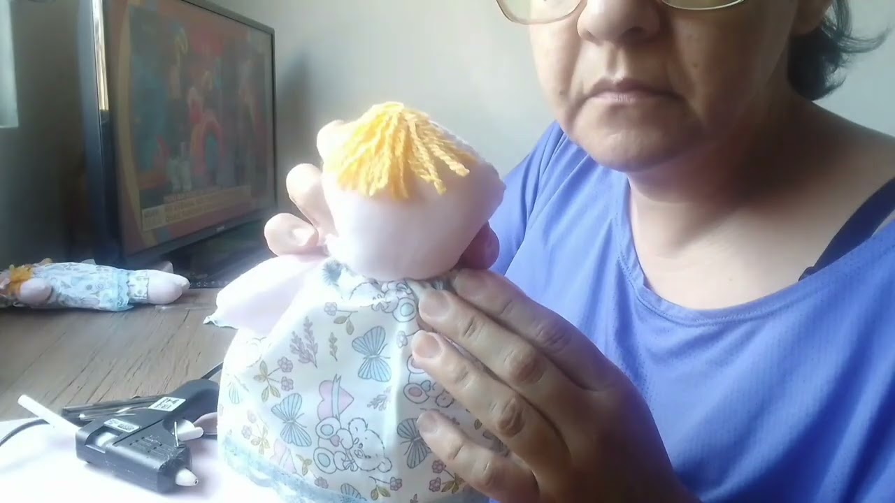 Continuação parte 06 da boneca de Pano de 27 cm!