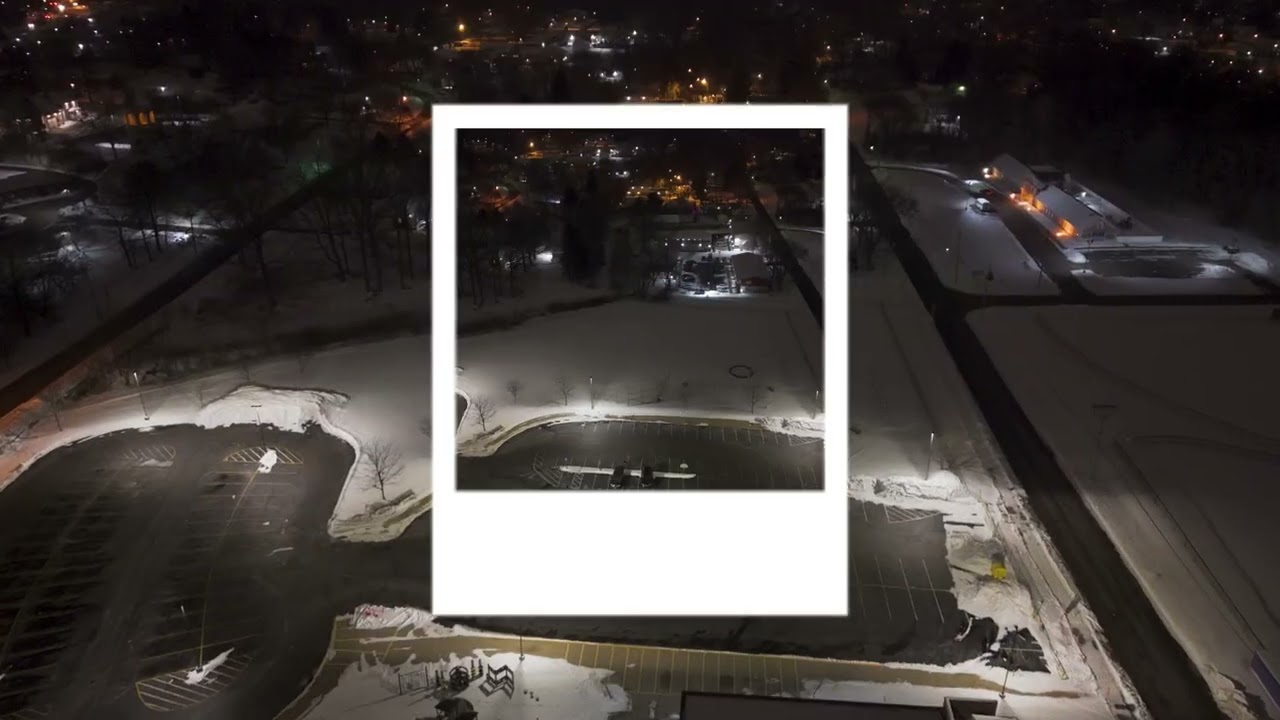 DJI AIR 3S NIGHT LIGHTS BARBERTON OHIO