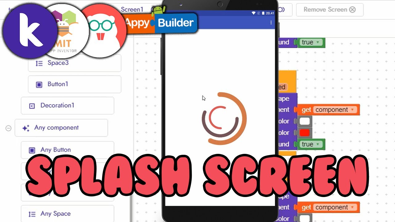 Cara buat Splash Screen dengan animasi lottie - Kodular | MIT App Inventor | Appybuilder | Thunkable