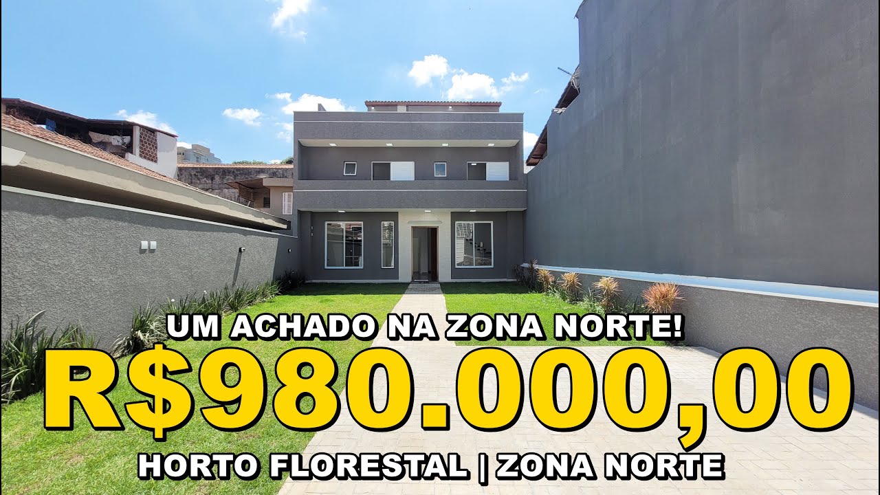 CASA INCRÍVEL NO HORTO FLORESTAL A VENDA COM SUÍTE MASTER E 10 VAGAS - ZONA NORTE SP