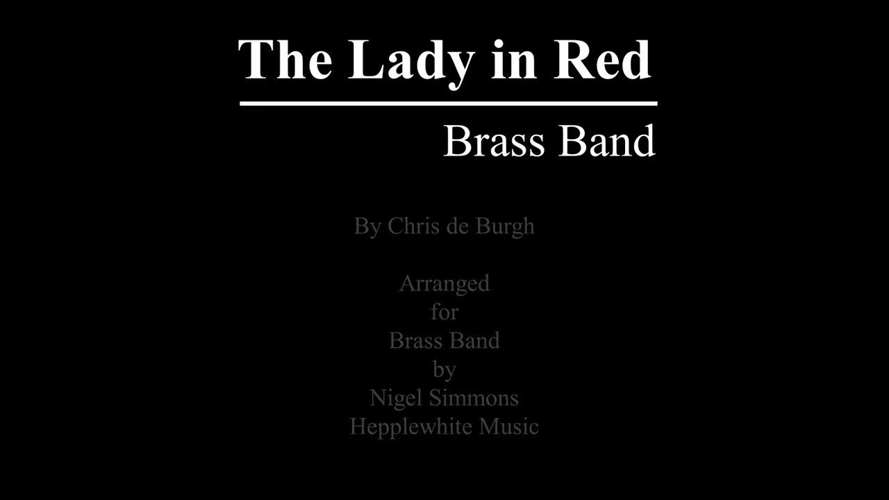 The Lady in Red - Brass Band