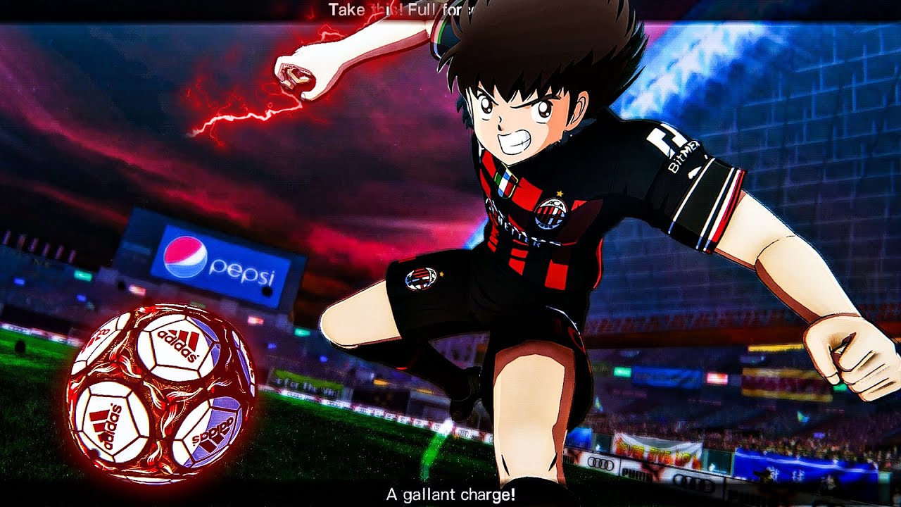 AC Milan vs Dortmund - Captain Tsubasa