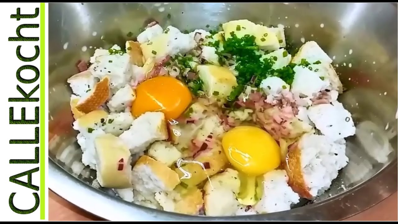 Perfekte Semmelknödel zubereiten und kochen  - Omas Rezept einfach selber machen
