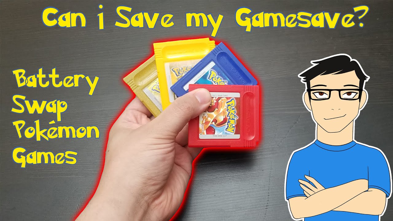 Battery Swap Pokemon Gameboy Games- Can i Save my Gamesave?