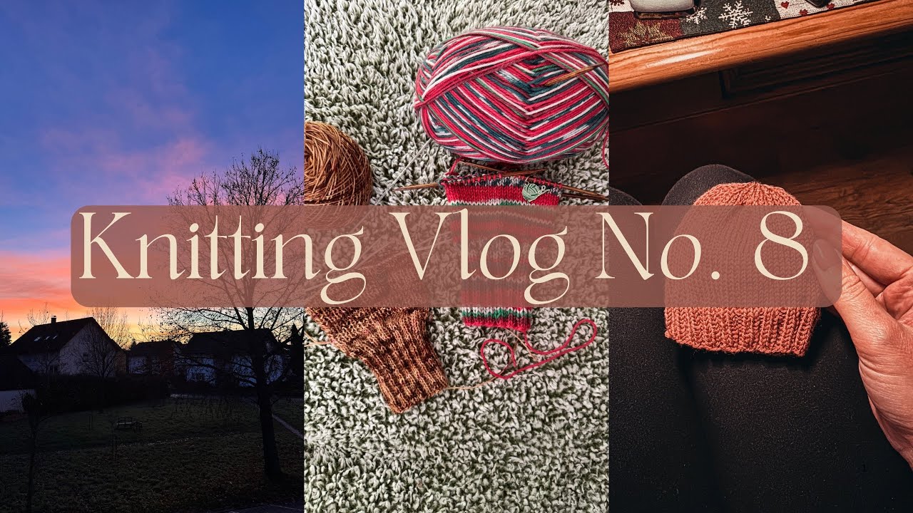 Knitting Vlog No. 8: Baby Storm Sweater - neue Sockenprojekte - Dezembermagie & vieles mehr 
