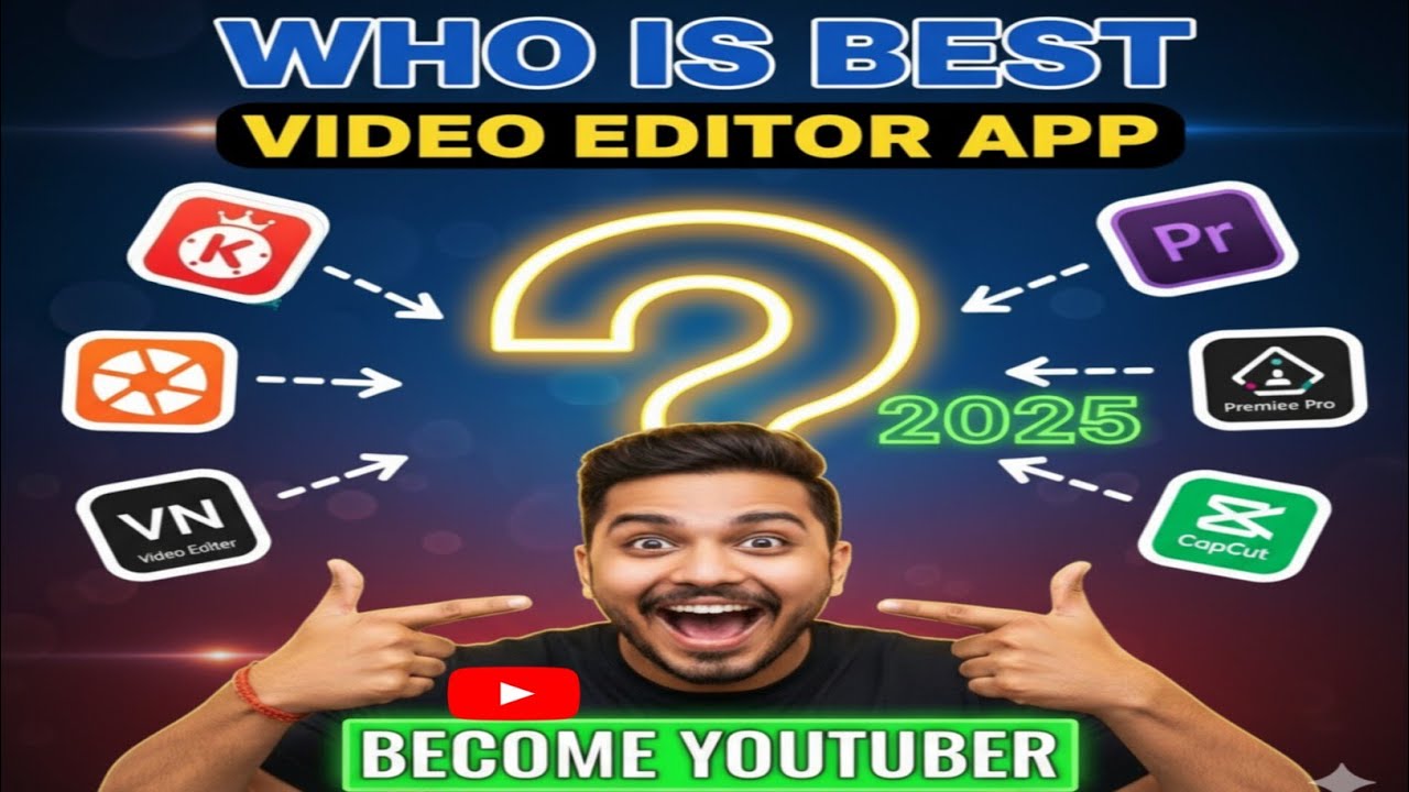 Top 5 Video Editing Apps For Android 2025 🗑️ #videoeditingapps #videoediting