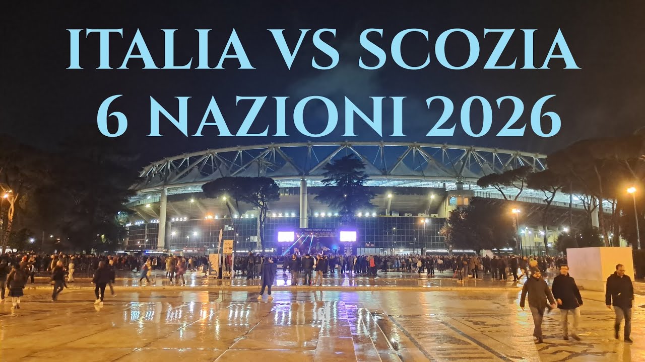 ITALIA VS SCOZIA 6 NAZIONI