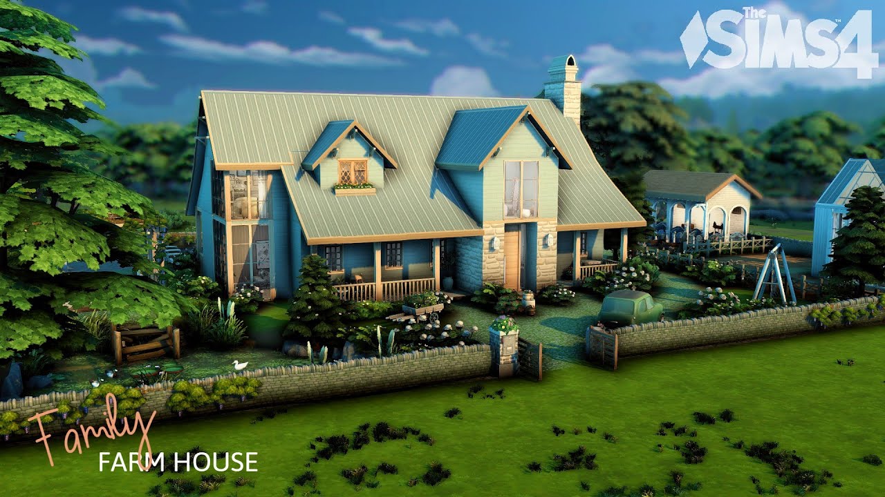 Family Farm House / THE SIMS 4 / NO CC / stop motion