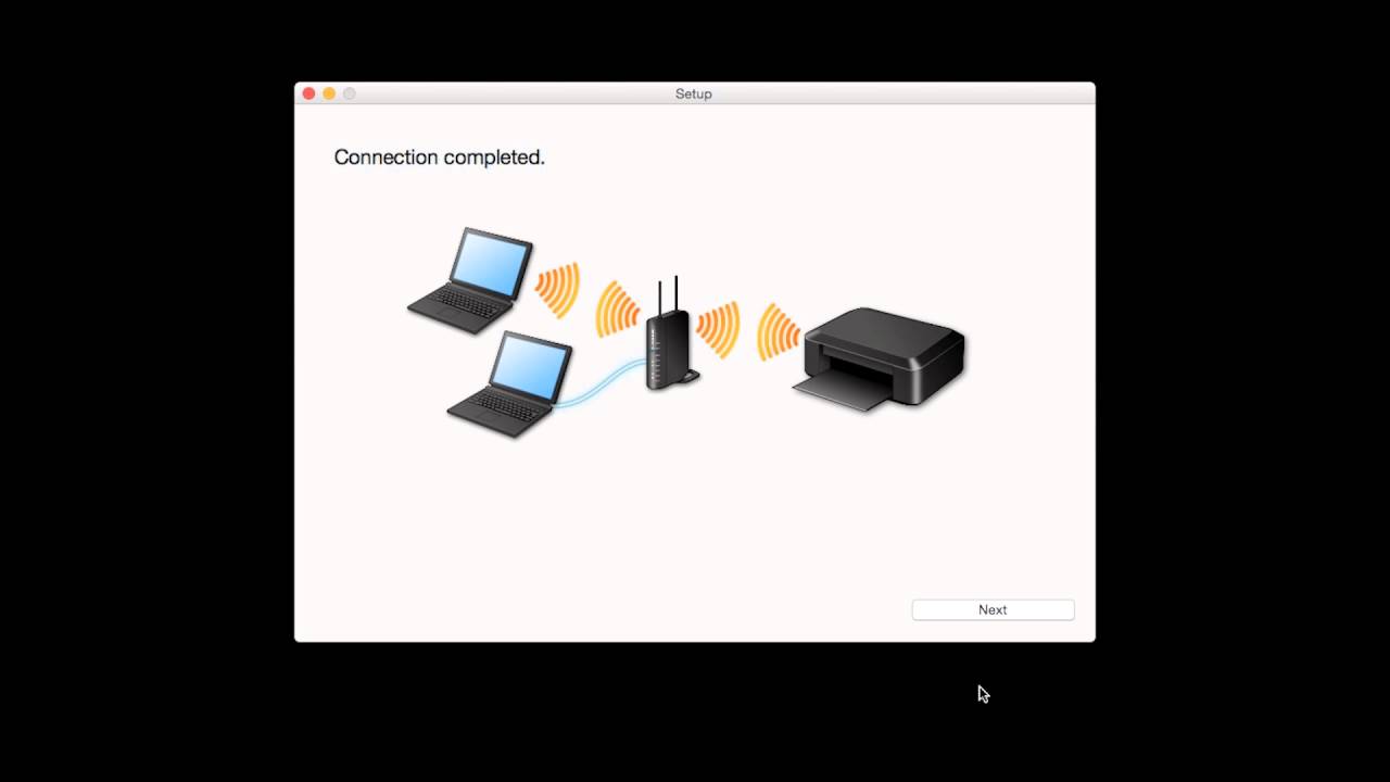 Canon PIXMA MX490 - Cableless Setup with a Mac