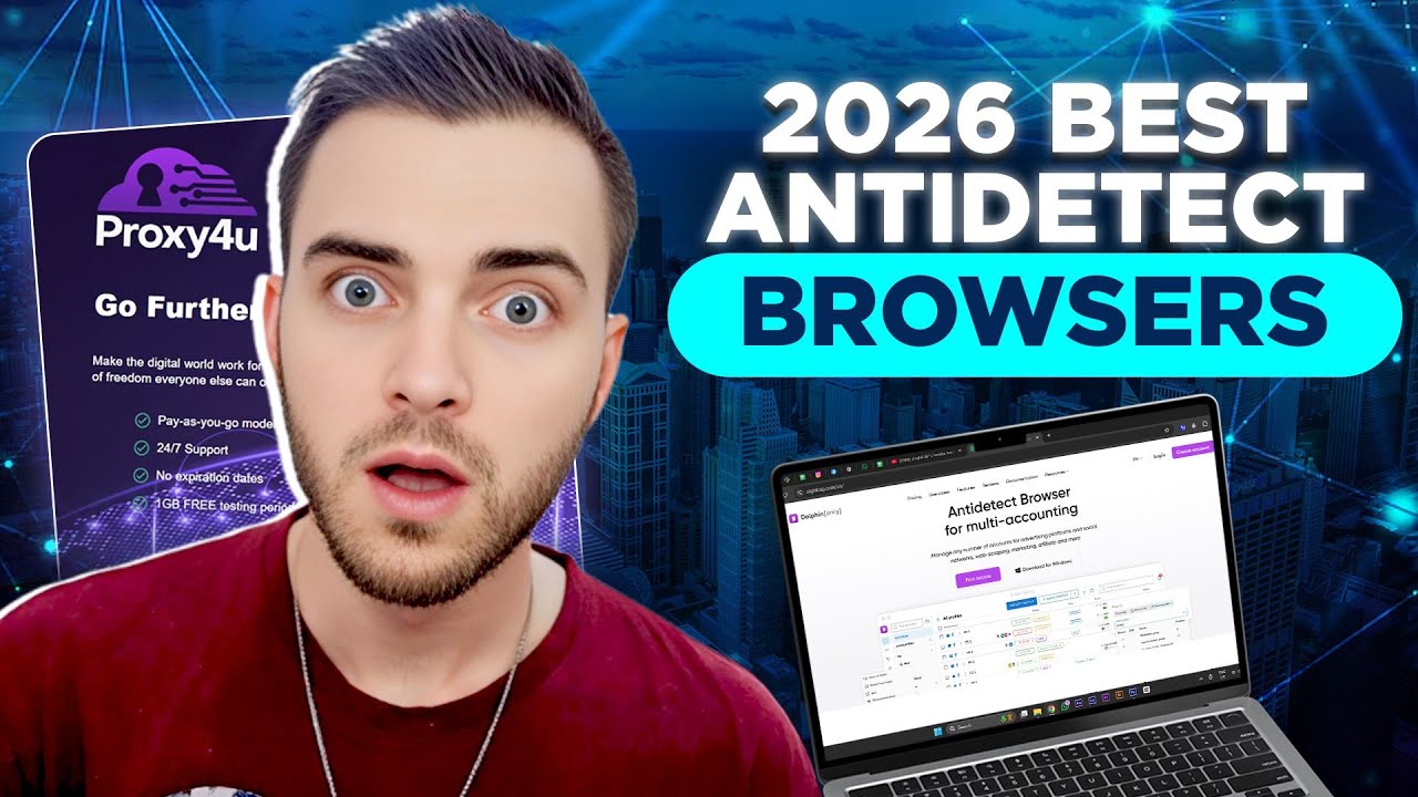 2026 Best Antidetect Browsers: Dolphin Anty & Proxy4u Setup