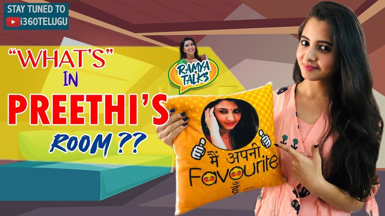Preethi asrani Room tour | i360 Telugu